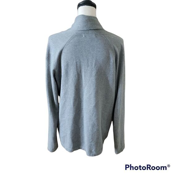 Lands' End Baumwolle Open Front Cardigan. Size S. - Picture 5 of 8